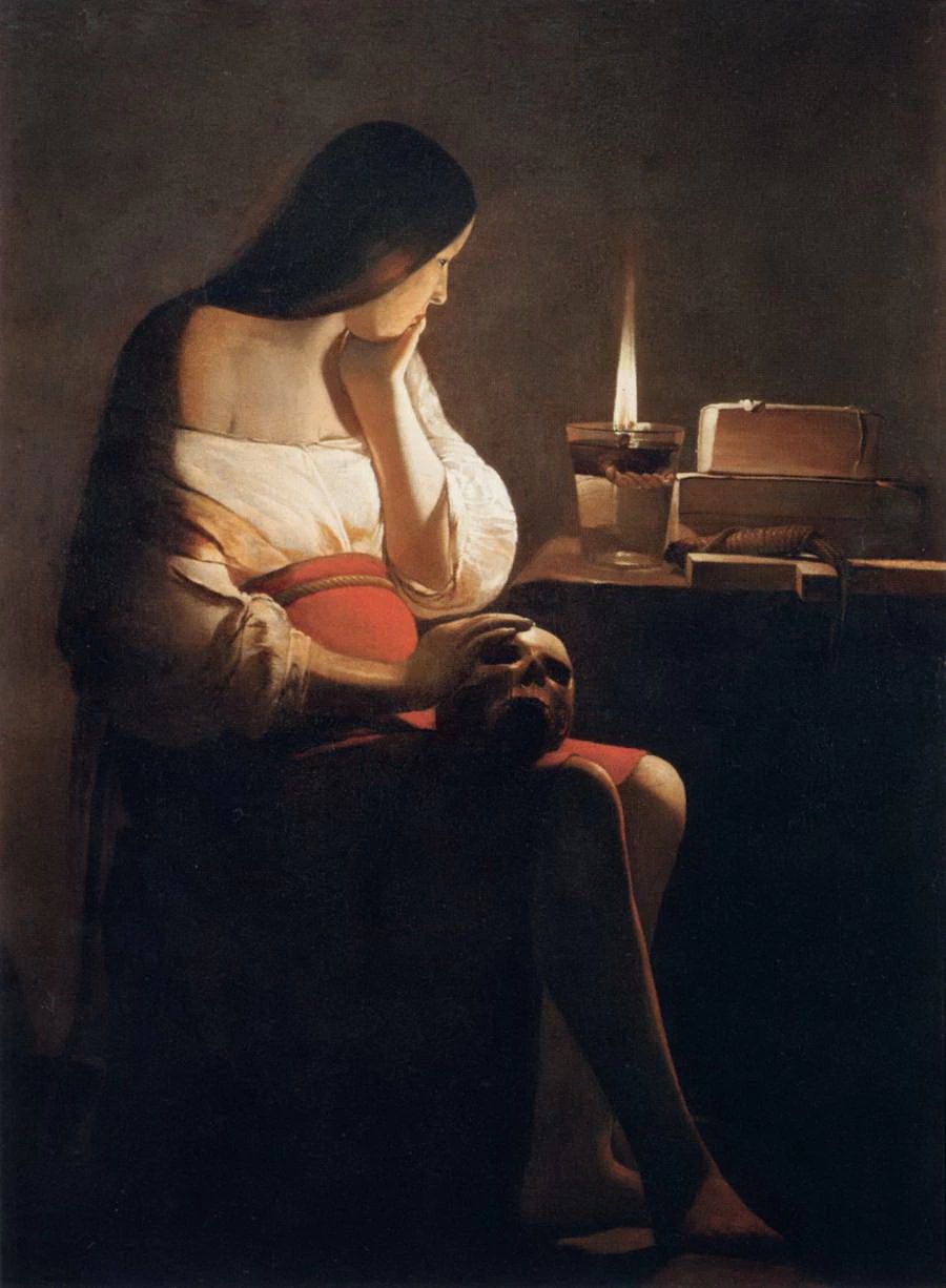Maddalena della luce notturna - Musée du Louvre, Paris